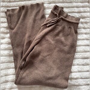 Washable Ribbed Knit Pants